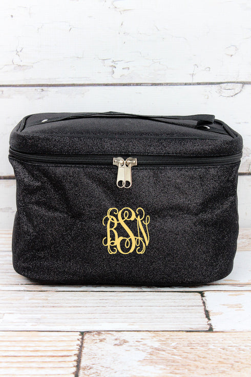 Black Glitz & Glam Train Case