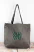 Liberty Bags Gray Large Canvas Tote