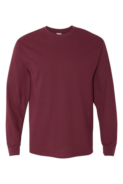 Colorful Fall List Heavy Cotton Long Sleeve Adult T-Shirt