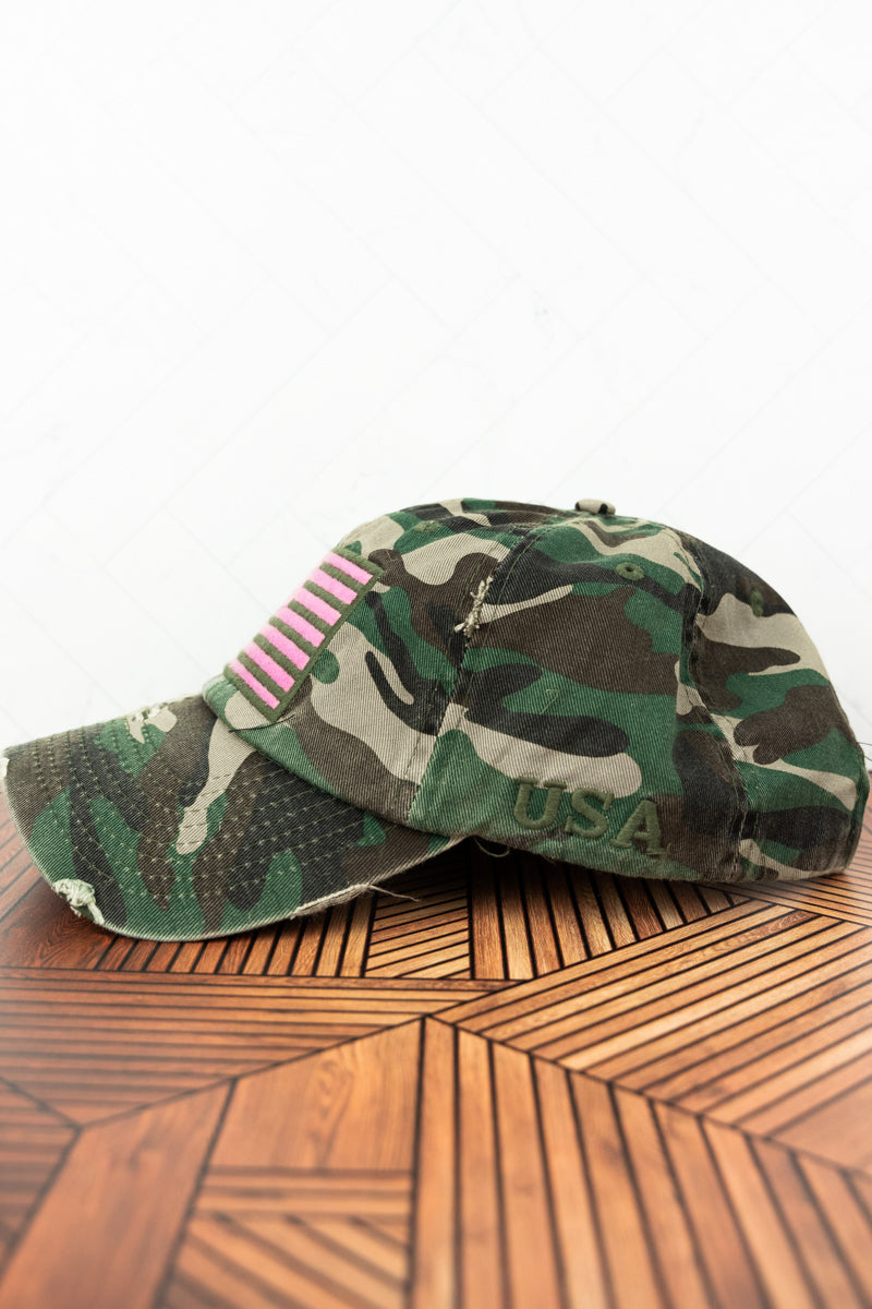 hcwt og distressed digi pink camo hat