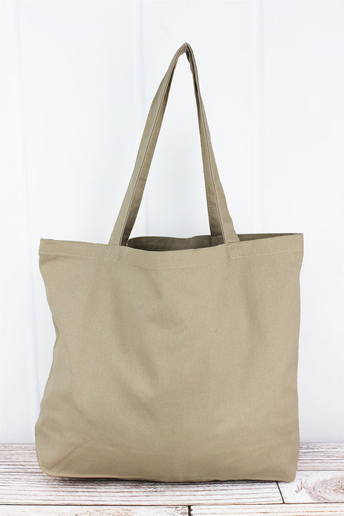 Liberty Bags Khaki Large Canvas Tote