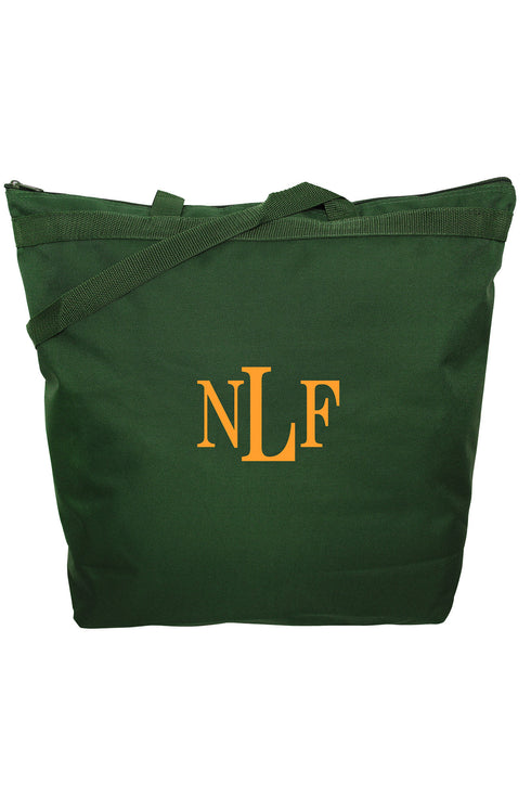 Liberty Bags Forest Green Large Zipper Tote