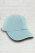 Washed Light Blue Baseball Cap