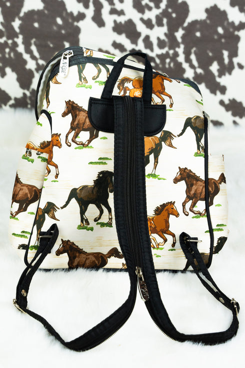 Wild Horses Petite Backpack
