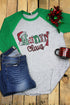 Nanny Claus Tri-Blend Unisex 3/4 Raglan