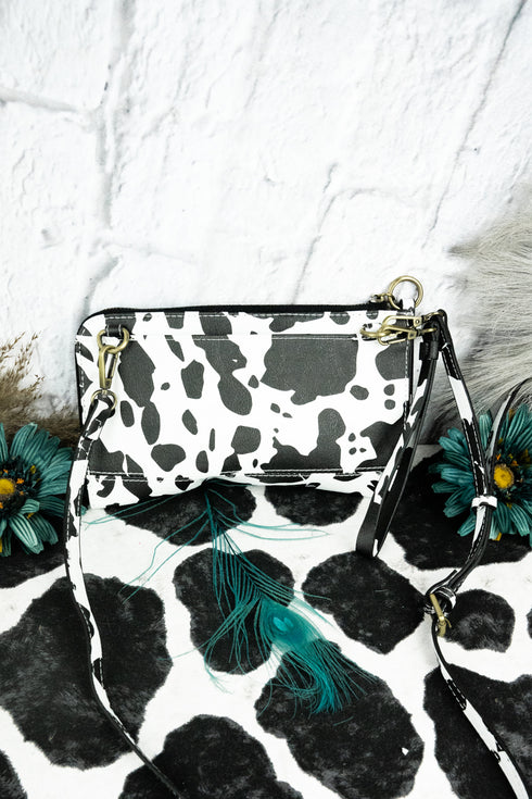 Deja Moo Faux Leather Cassi Clutch