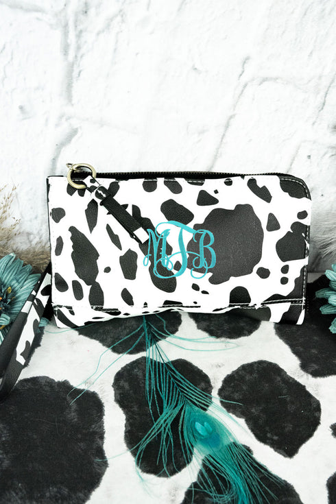 Deja Moo Faux Leather Cassi Clutch