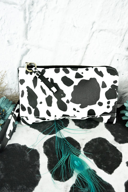 Deja Moo Faux Leather Cassi Clutch