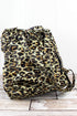 Leopard Faux Leather Backpack Tote