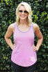 Next Level Ladies' Colorblock Racerback Tank, Black/Heather Gray *Personalize It!