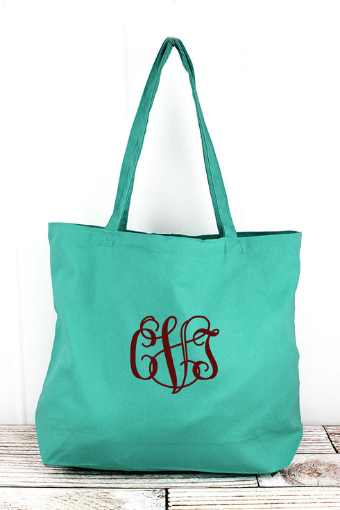 Liberty Bags Sea Glass Green Large Canvas Tote
