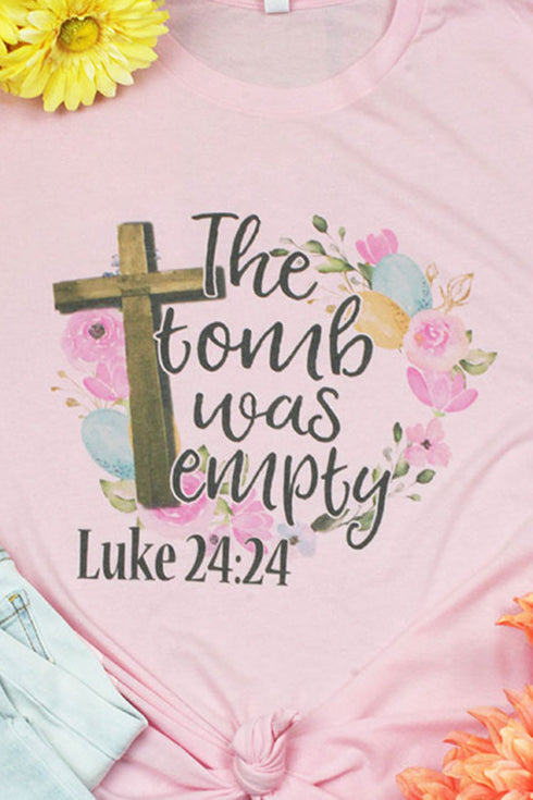 The Tomb Was Empty Tri-Blend Short Sleeve Tee