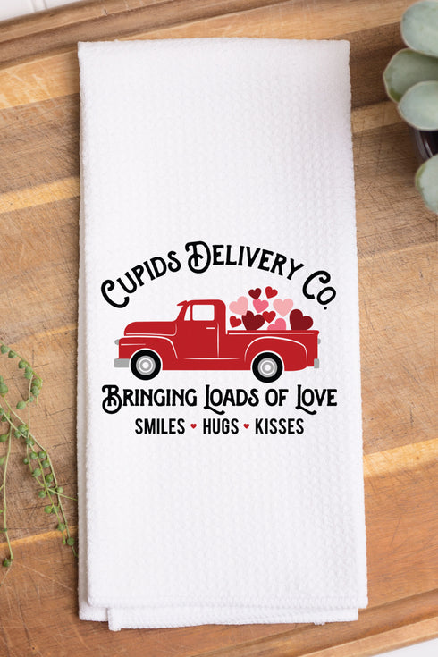Cupid's Delivery Co. Waffle Kitchen Towel