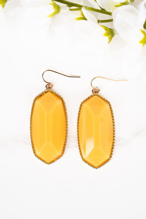 Mia Mustard Earrings