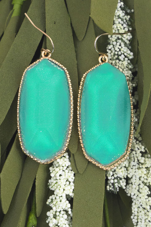 Mia Turquoise Shimmer Earrings