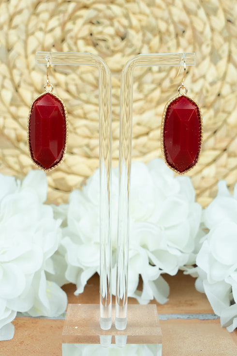 Lorelei Red Earrings