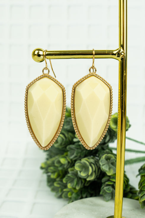 Miara Ivory Petal Earrings