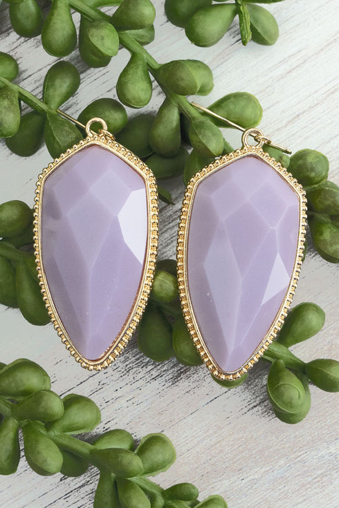 Miara Lavender Petal Earrings
