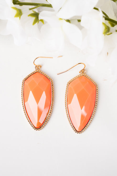 Miara Peach Petal Earrings