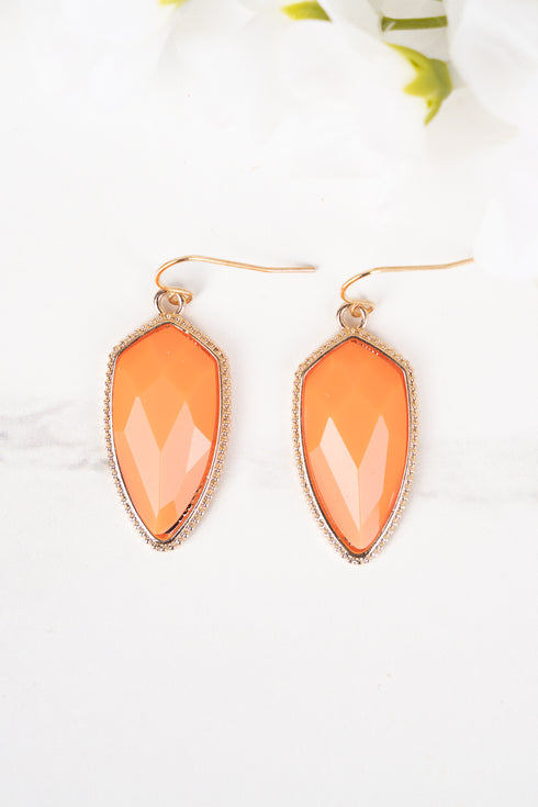 Lorelle Peach Petal Earrings