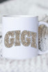Arched Gigi Leopard White Mug