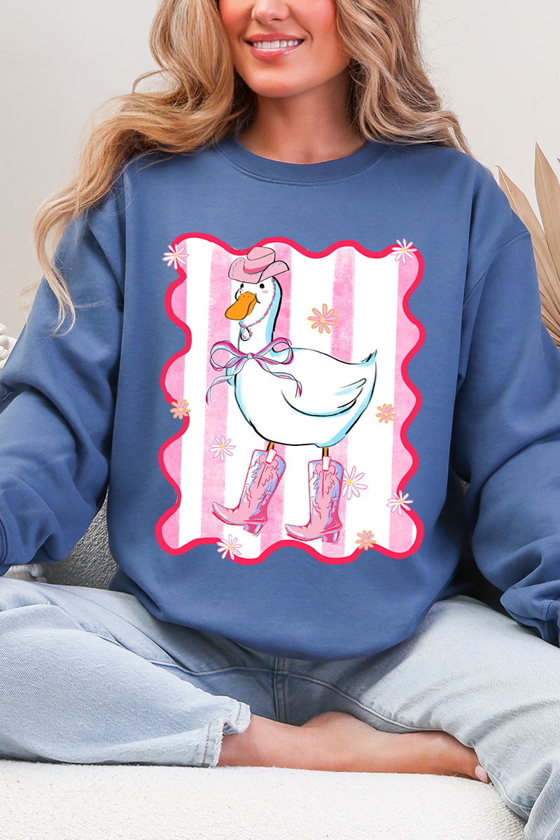 Saddle Up Silly Goose Heavy Blend Crew Sweatshirt | Wholesale Accessory ...