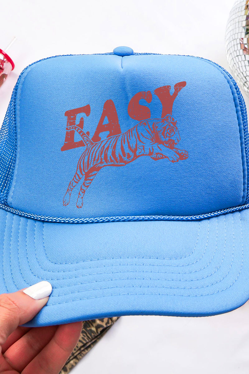 Easy Tiger Otto Columbia Blue Foam Front Trucker Hat | HH – Howdy Honey