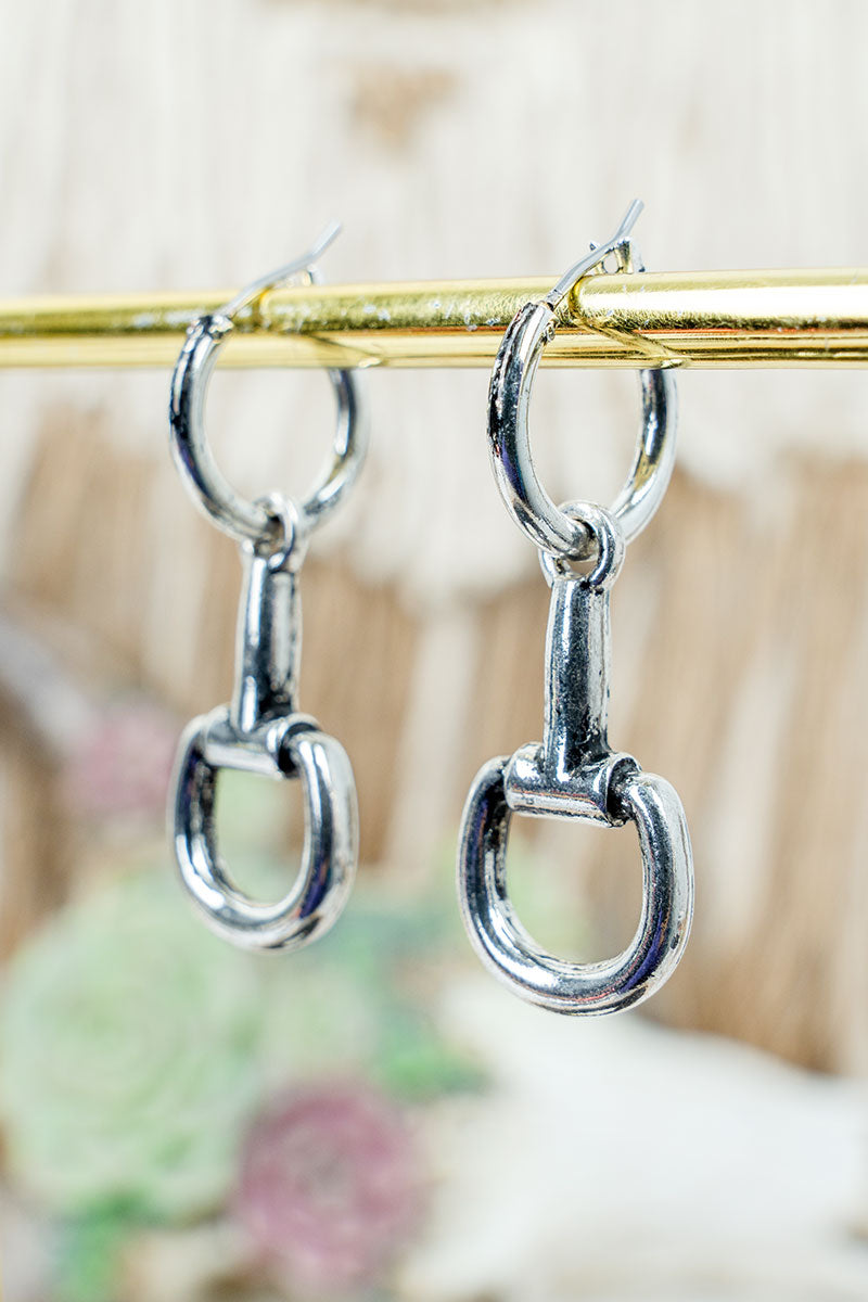 Barn Classic Silvertone Hoop Earrings | Howdy Honey