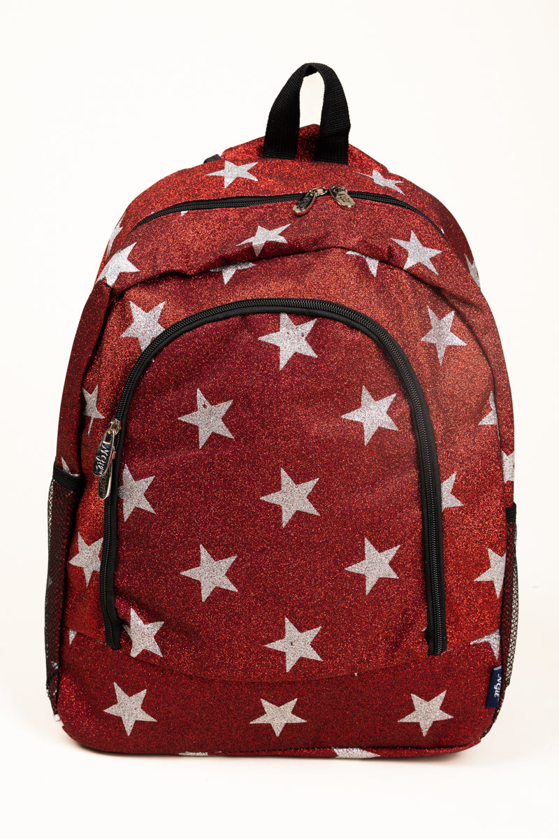 Red Starry Glitz & Glam Large Backpack – Howdy Honey