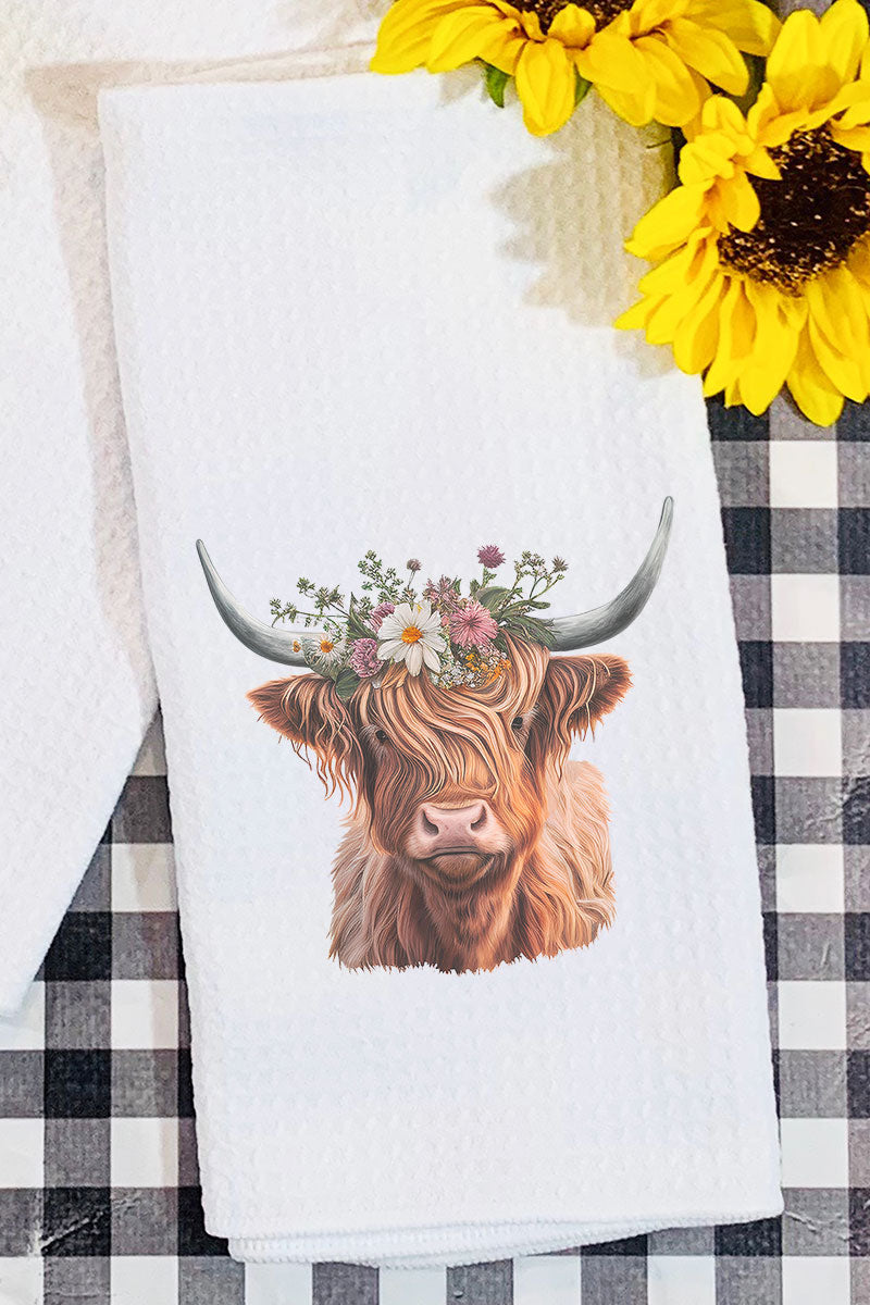 Daisy Mae Dairy Farm Waffle Kitchen Towel – Howdy Honey