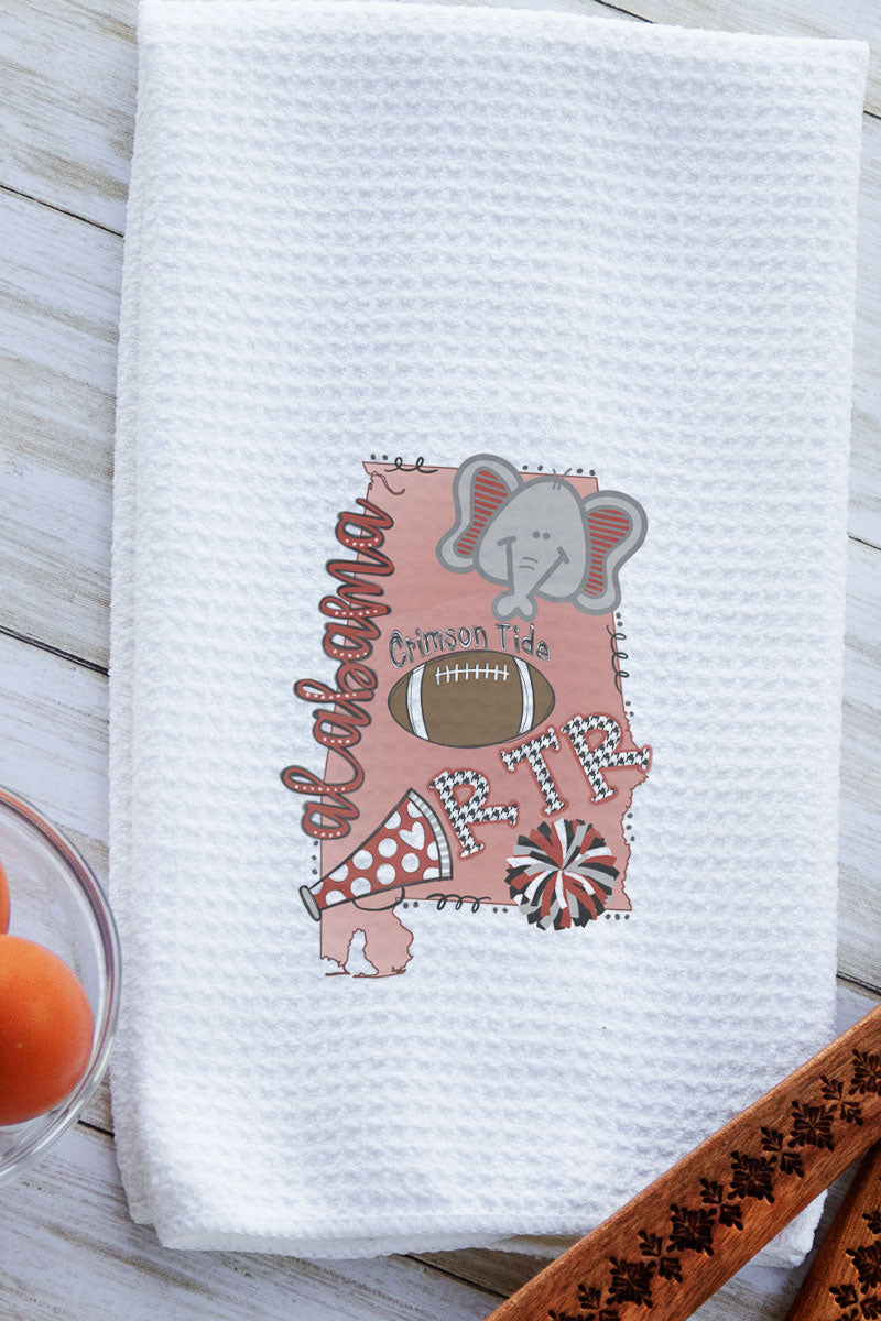Cowboy Just Rope It Waffle Kitchen Towel